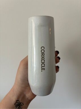 Corkcicle Iridescent White Stemless Tumbler - Corkcicle